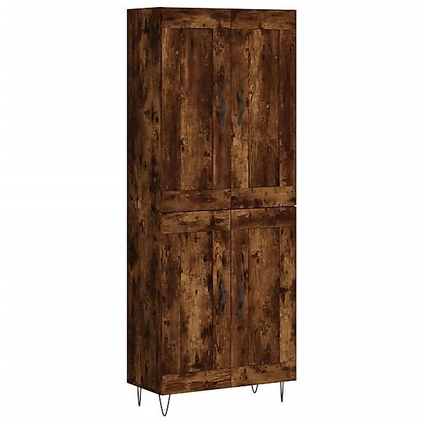 vidaXL Highboard Räuchereiche 69,5x34x180 cm Holzwerkstoff 3199718 günstig online kaufen