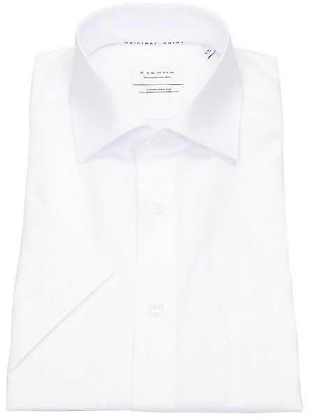 Eterna Kurzarmhemd Comfort Fit bügelfrei Kentkragen günstig online kaufen