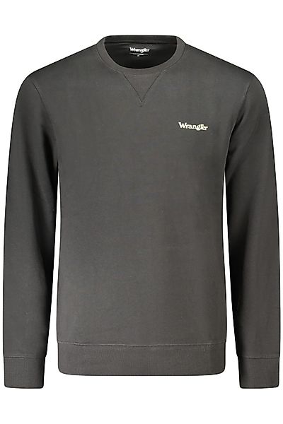 Wrangler Sweatshirt Schwarzes Langarm-Sweatshirt für Herren günstig online kaufen