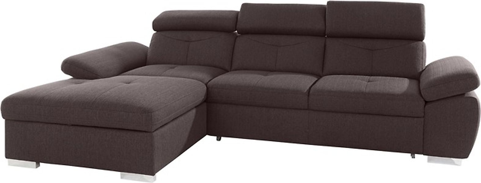 exxpo - sofa fashion Ecksofa »Spring, super bequem, mit Armteil- und Kopfte günstig online kaufen