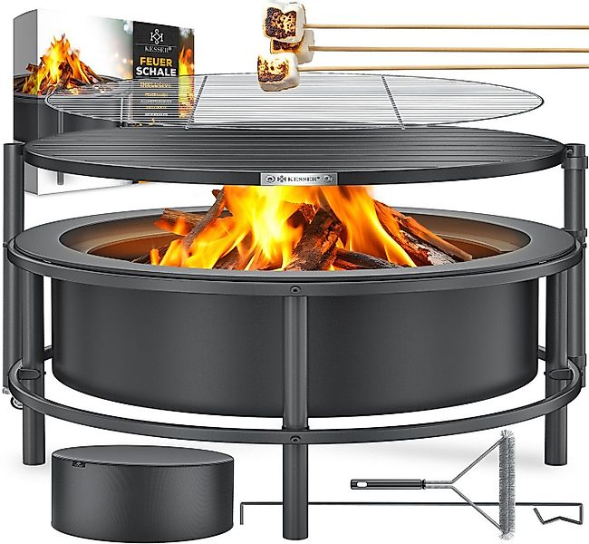KESSER Feuerschale Ø65cm Feuerstelle aus kaltveredeltem Stahl mit 0,6mm Sta günstig online kaufen