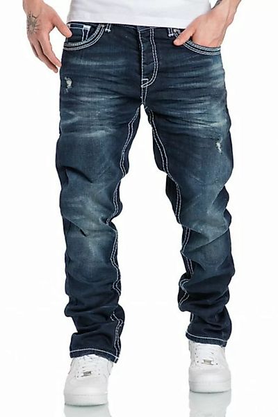 Amaci&Sons Stretch-Jeans Columbus Herren Regular Slim Denim Hose günstig online kaufen