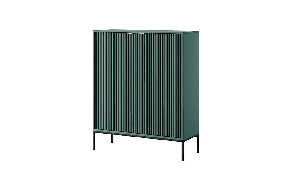 Highboard  Nova ¦ grün ¦ Maße (cm): B: 104 H: 125 Kommoden & Sideboards > H günstig online kaufen