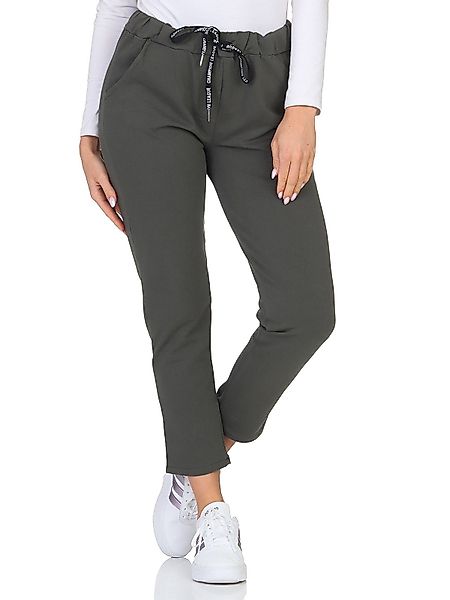 CLEO STYLE Jogginghose Jogginghose 20 Olive günstig online kaufen