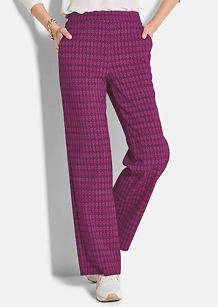 GOLDNER Stoffhose Druckhose VERA günstig online kaufen