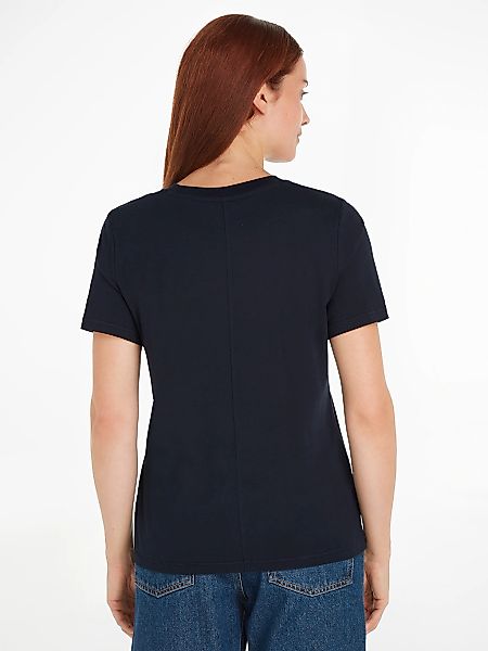Tommy Hilfiger Kurzarmshirt REG SCRIPT C-NK günstig online kaufen
