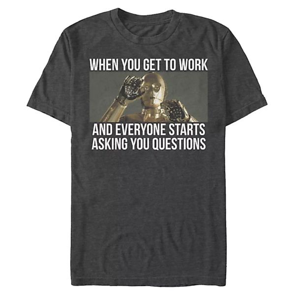 Star Wars - C-3PO Overwhelming Work - Männer T-Shirt günstig online kaufen