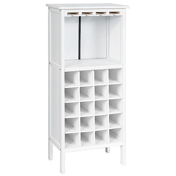 COSTWAY Weinregal, stehend, Holz, für 20 günstig online kaufen