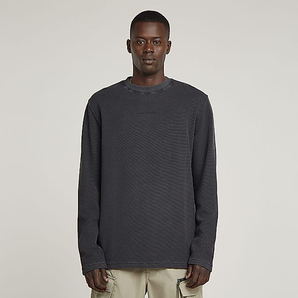 G-STAR Longsleeve Overdyed Tweeter aus Piqué-Strick günstig online kaufen