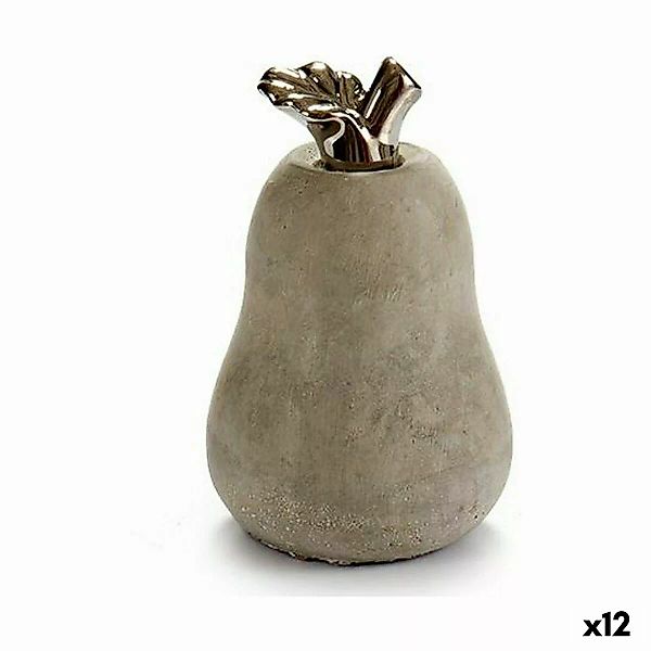 Deko-figur Grau Zement Birne (8 X 13 X 8 Cm) (12 Stück) günstig online kaufen
