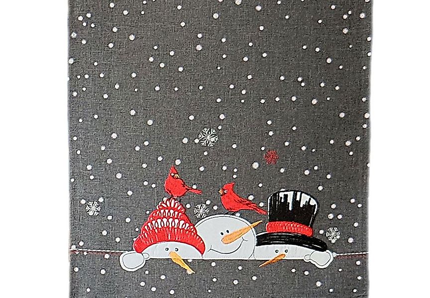 texpot Tischdecke Tischläufer Stickerei Kantengucker Winter Weihnachten (1- günstig online kaufen