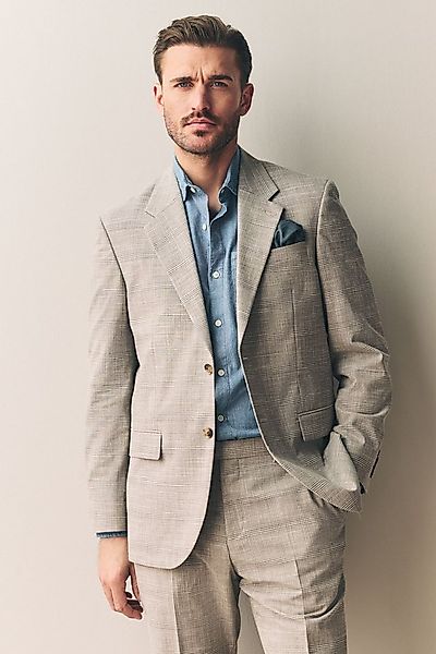 Next Sakko Tollegno Anzugjacke aus Leinengemisch, Slim Fit (1-tlg) günstig online kaufen