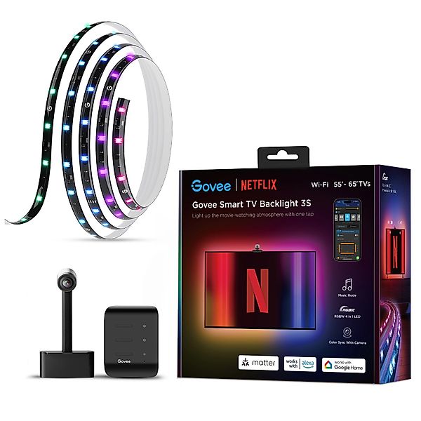Govee X Netflix TV-Hintergrundbeleuchtung 3S (55~65 Zoll) H6098 günstig online kaufen