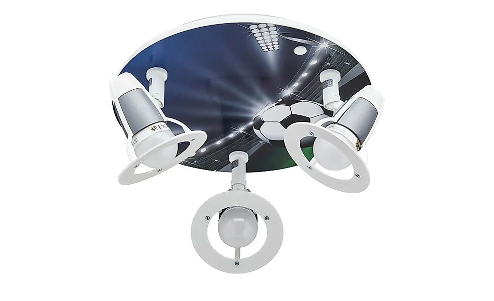 Deckenstrahler Fußball 3-flammig   ¦ blau ¦ Maße (cm): B: 30 T: 20.0 Lampen günstig online kaufen