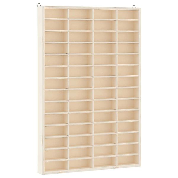 vidaXL Regal Sammlervitrine aus Holz mit 56 Fächern 40 x 4,5 x 60 cm, 1-tlg günstig online kaufen
