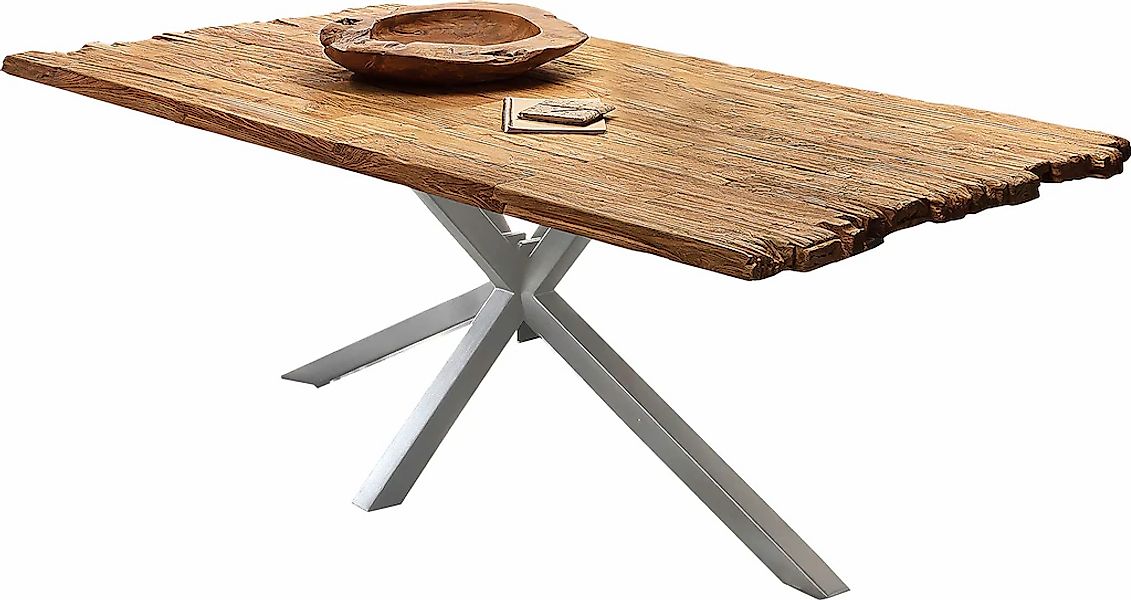 SIT Esstisch, Platte aus recyceltem Teak günstig online kaufen