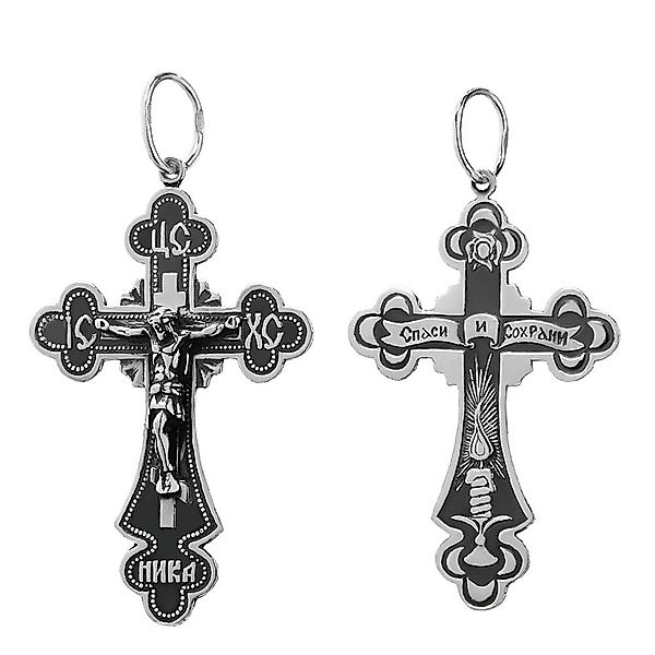 NKlaus Kreuzanhänger 925er Sterlingsilber Kreuz Orthodoxe günstig online kaufen