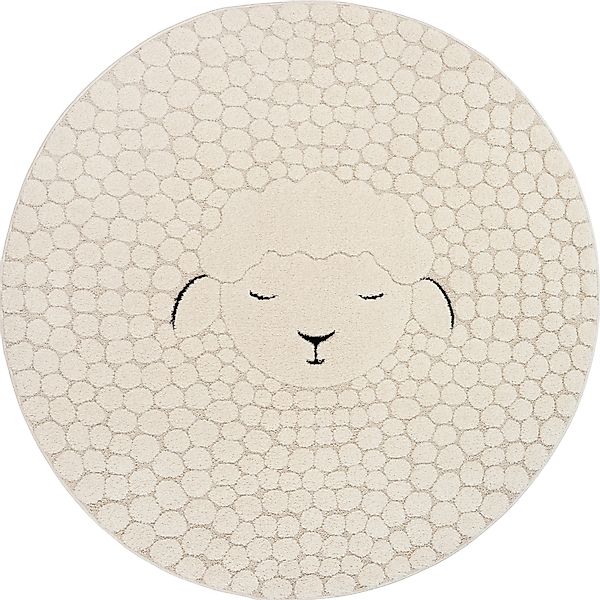 merinos Teppich »Eclipse kids« rund 14 mm Höhe Teppich für Kinderzimmer, Ki günstig online kaufen
