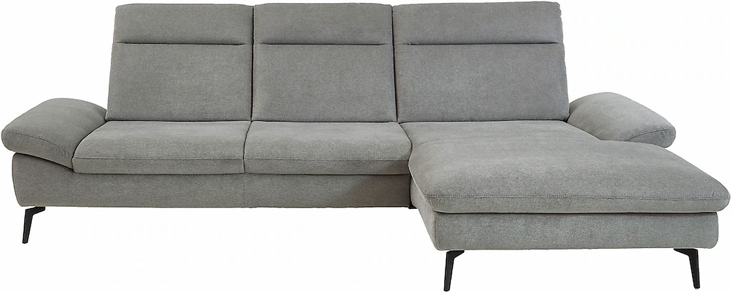 HUKLA Ecksofa "HU-HP22156 L-Form" inkl. Kopfpolsterverstellung, optional mi günstig online kaufen