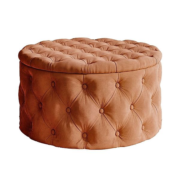 Lookway Hocker CHESTERFIELD runder gesteppter mit günstig online kaufen