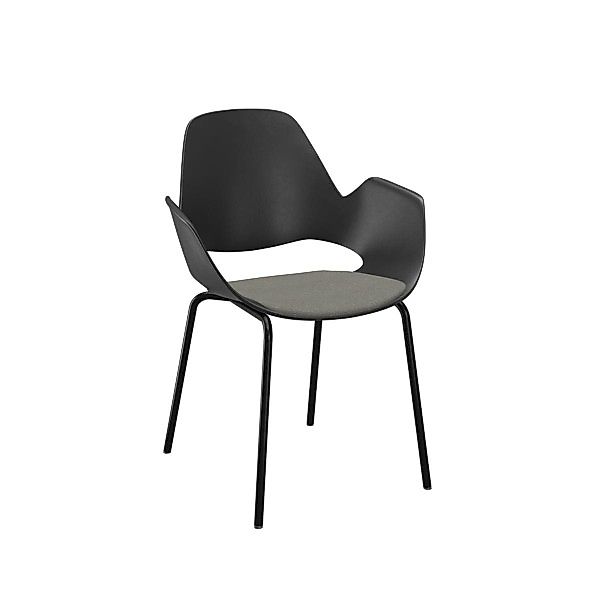 Aluminium-Stuhl FALK schwarz hellgrau günstig online kaufen