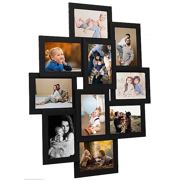 vidaXL Bilderrahmen Collage Bilderrahmen für 10x(10x15 günstig online kaufen