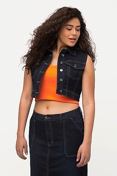 Ulla Popken Jeansweste Jeansweste kurz Slim günstig online kaufen