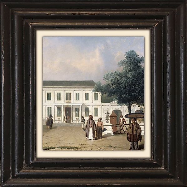 queence Leinwandbild »Gebäude«, Kunst-Historische Persönlichkeiten-Himmel-G günstig online kaufen
