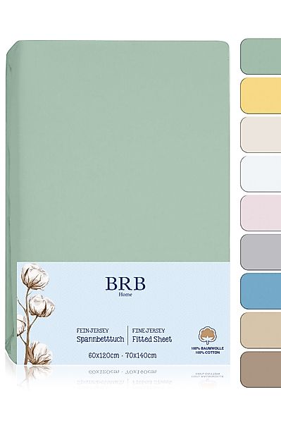BRB HOME Spannbettlaken 60x120 für Baby, günstig online kaufen