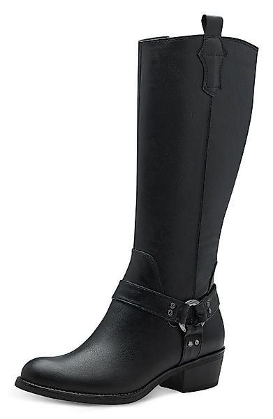 MARCO TOZZI Stiefel, Blockabsatz, Festival, Langschaftstiefel günstig online kaufen