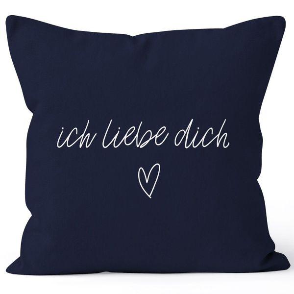 MoonWorks Dekokissen Kissenbezug Kissenhülle Ich liebe günstig online kaufen