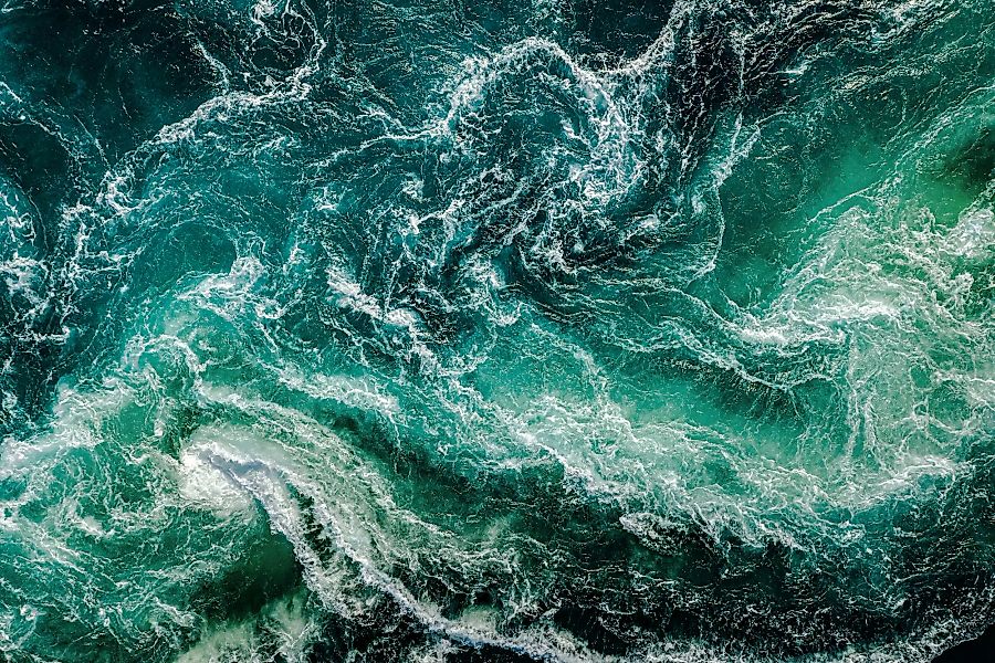 queence Leinwandbild »Aqua«, Meer-Meer Bilder-Kunst-Modern-Spa-Spa Bilder, günstig online kaufen