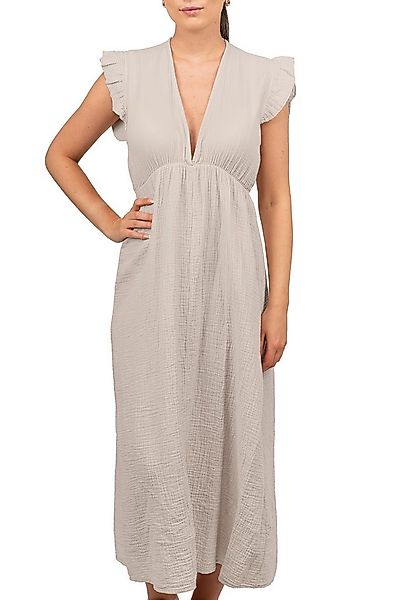 Reichstadt Sommerkleid Reichstadt Damen Musselin Sommerkleid 25RSW076 Tiefe günstig online kaufen