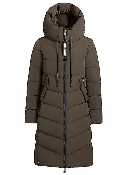 khujo Winterjacke MIKIA2 Steppmantel, große Kapuze, Fleecefutter günstig online kaufen