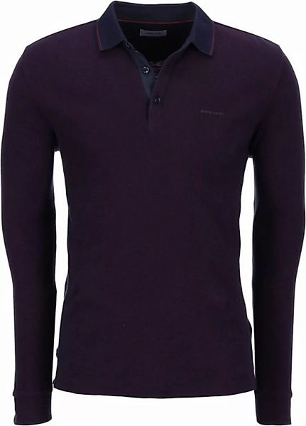 Pierre Cardin Poloshirt PIERRE CARDIN Langarm Polo-Shirt rot günstig online kaufen