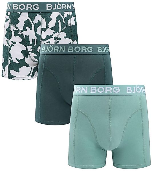 Björn Borg Shorts 3er-Pack Grün - Größe XXL günstig online kaufen