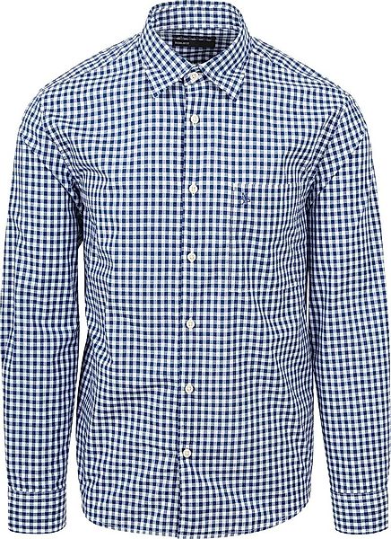 Marc O'Polo Hemd Kariert Blau - Größe XL günstig online kaufen