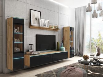 INOSIGN Wohnwand "VERA II" Komplett-Set, 4 Stk. tlg. Vitrine mit Verglasung günstig online kaufen
