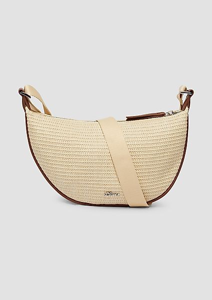 s.Oliver Tragetasche Halbmondtasche mit Twillfutter, Logo günstig online kaufen