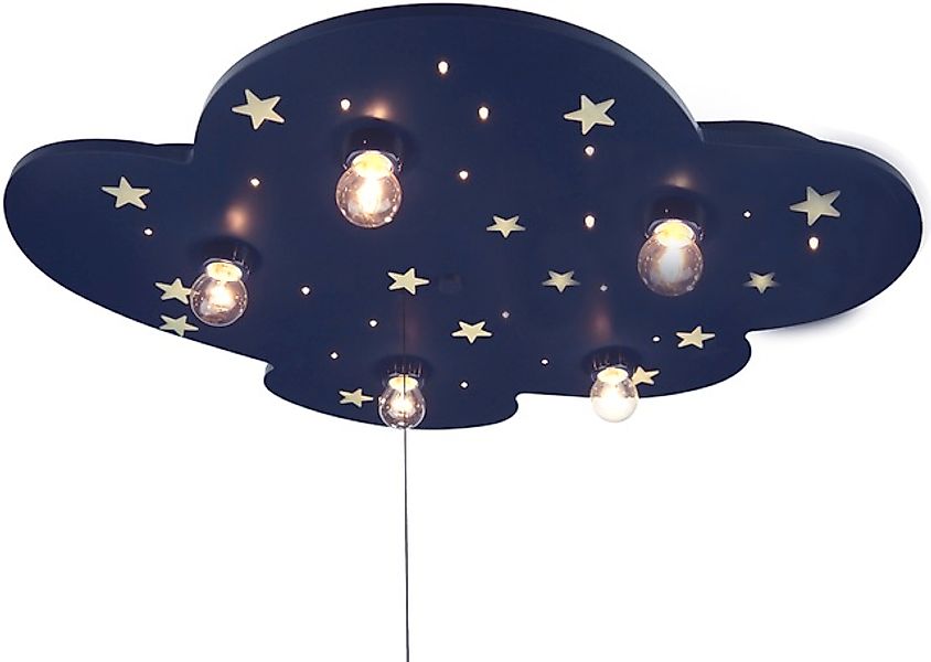 niermann Deckenleuchte »Wolke«, 5 flammig, Leuchtmittel E14   ohne Leuchtmi günstig online kaufen