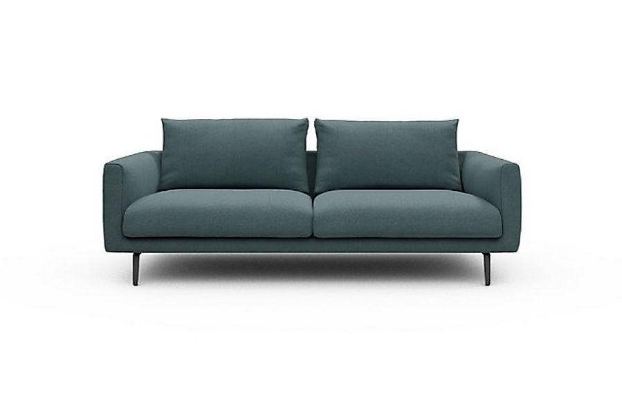 moebelfaktor Sofa Karl 3-Sitzer, Schlanker Rahmen, geneigte Armlehne, itali günstig online kaufen