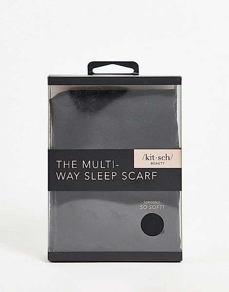 Kitsch – Multifunktions-Schlaftuch aus Satin in Schwarz-Keine Farbe günstig online kaufen