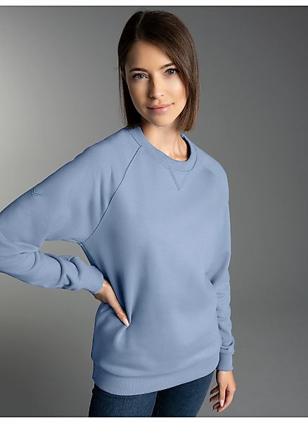 Trigema Sweatshirt "TRIGEMA Sweatshirt mit angerauter Innenseite" günstig online kaufen