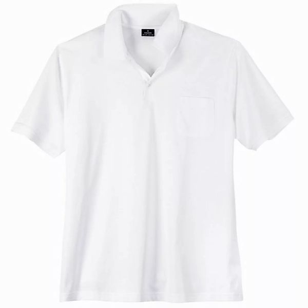 RAGMAN Poloshirt Ragman Softknit Poloshirt Übergröße weiß günstig online kaufen