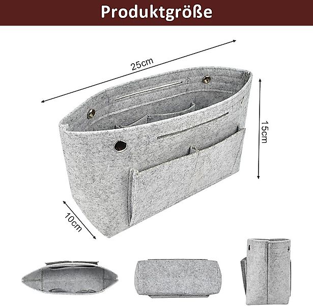 Coonoor Taschenorganizer Filz Handtasche Taschenorganizer, Organizer günstig online kaufen