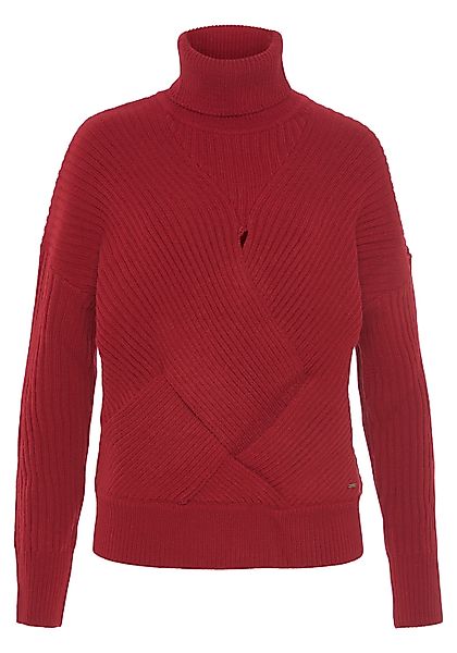 Pepe Jeans Rollkragenpullover "VIVIAN RO" 1 Stk. tlg. in trendiger Wickelop günstig online kaufen