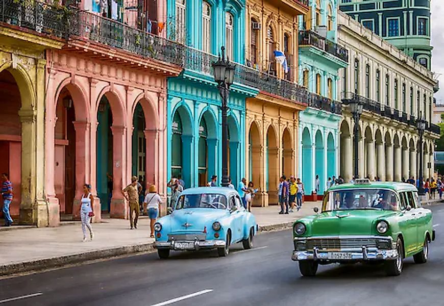 Komar Fototapete »Cuba - Größe 368 x 254 cm«, bedruckt, Wohnzimmer, Schlafz günstig online kaufen