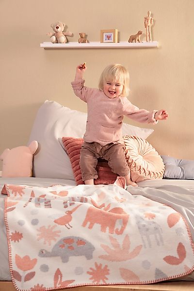 Babydecke Babydecke Zoo, Biederlack, Babydecke Zoo günstig online kaufen