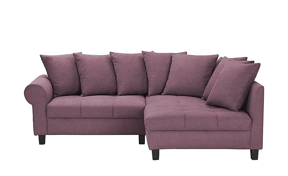 smart Ecksofa  Lunella  ¦ lila/violett ¦ Maße (cm): B: 232 H: 86 T: 190.0 P günstig online kaufen