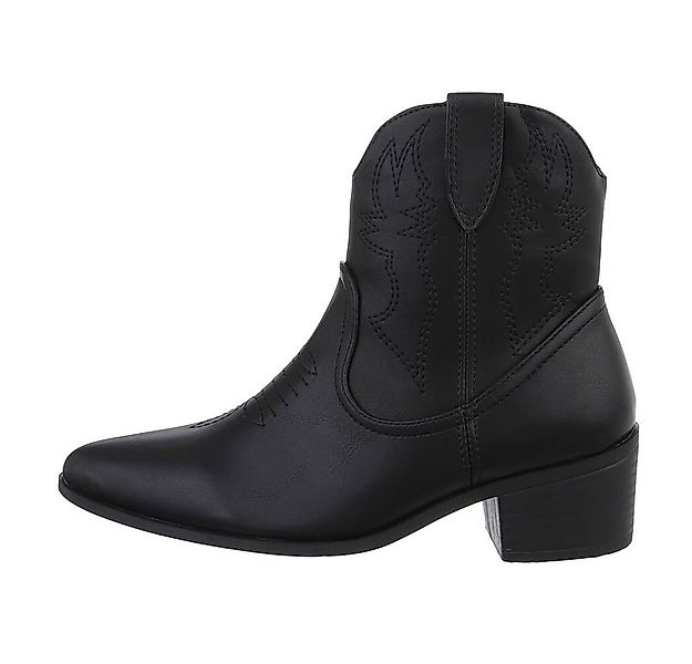 Ital-Design Damen Cowboyboots Western Westernstiefelette (85136164) Blockab günstig online kaufen